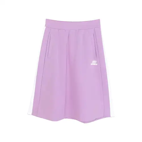 Skechers Casual Long Skirts Women's Lilac Moderate Mid Length A Line Skirt