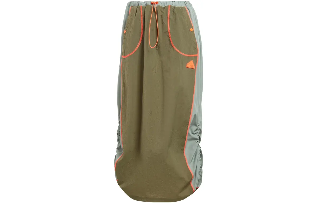 Adidas Casual Long Skirt Women's Strata Olive Green