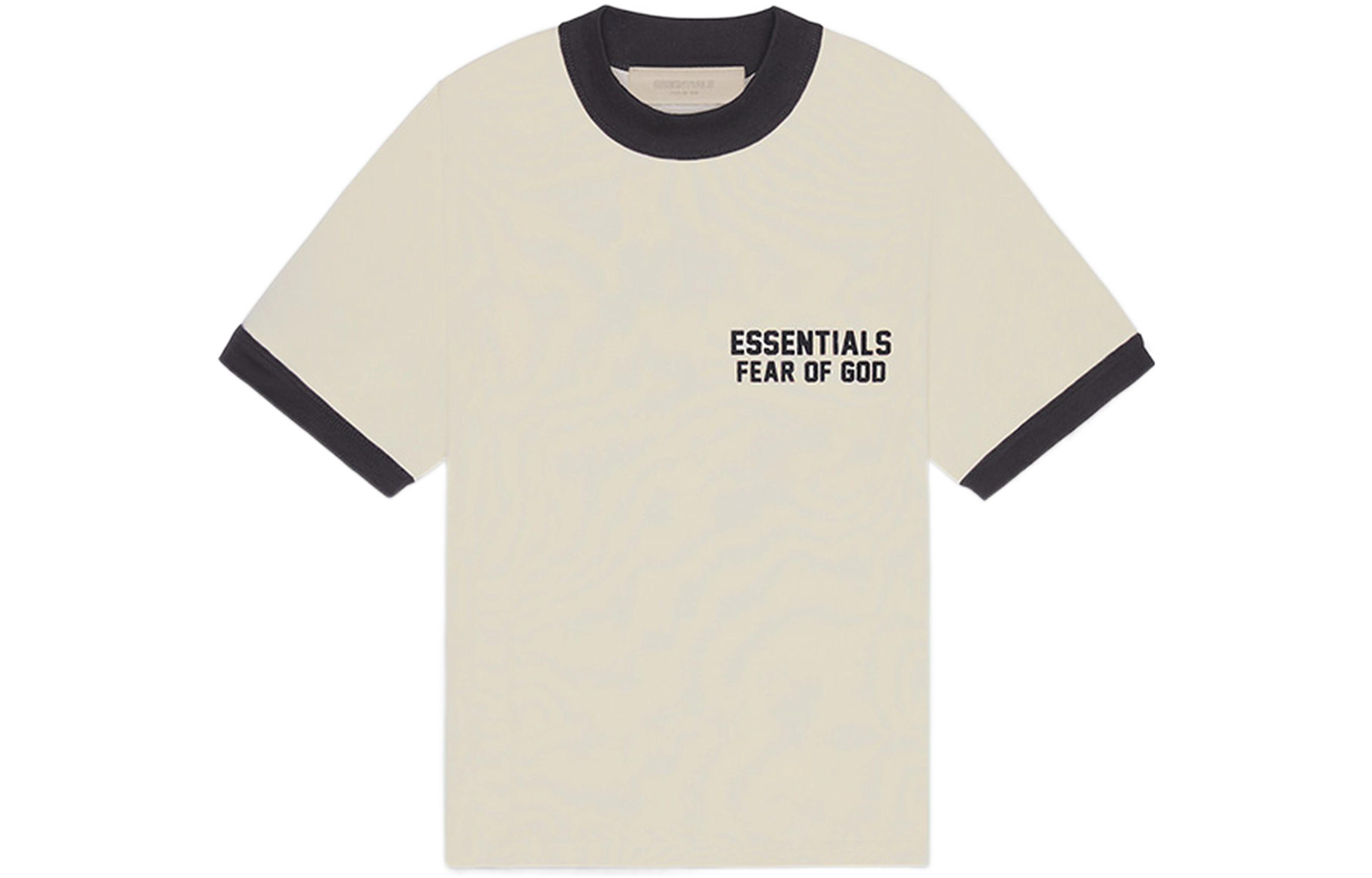 Футболка Fear of God Essentials (бежевая)