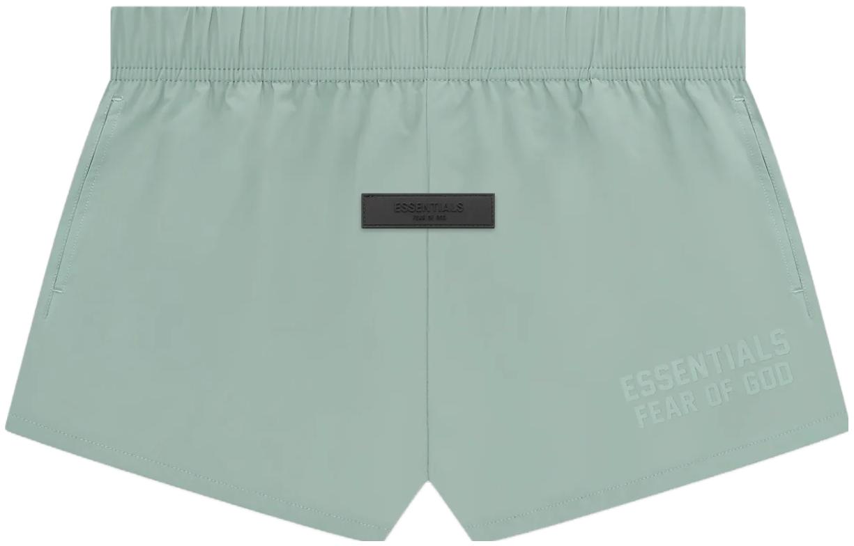 Fear of God Essentials Drop2 SS23 Womens Running Nylon Short Sycamore Casual Stretch Running Fitness Sports Shorts Women's