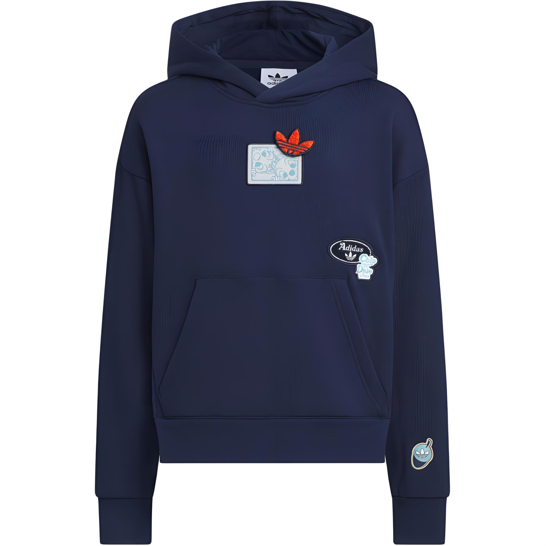 Мужское худи adidas originals × Disney (темно-синее)