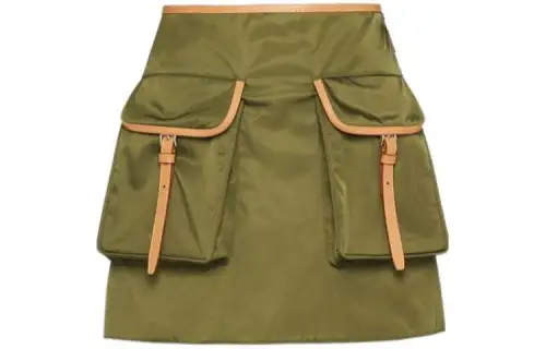 PRADA SS24 Casual Short Skirts Women's Green