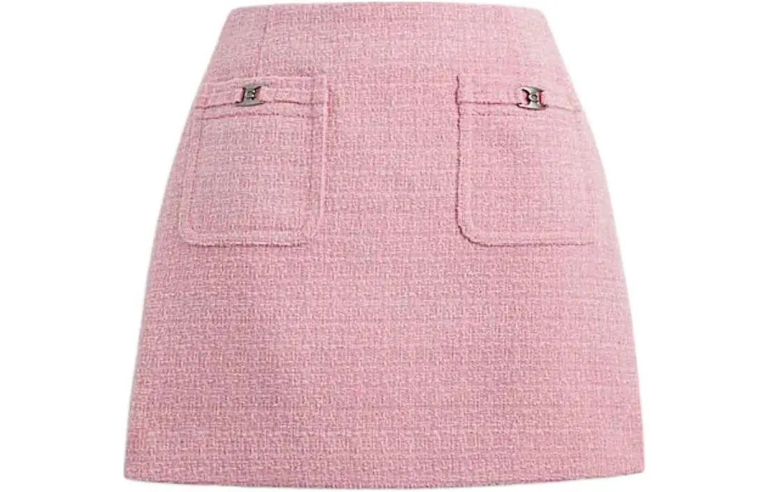 COACH SS24 Casual Short Skirts Women's Pink