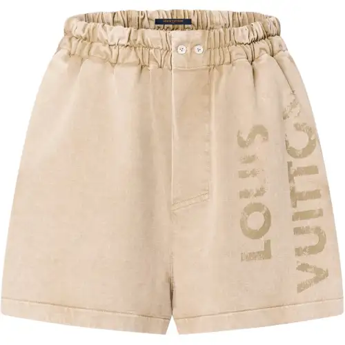 LOUIS VUITTON Casual Shorts Women's Beige Camel