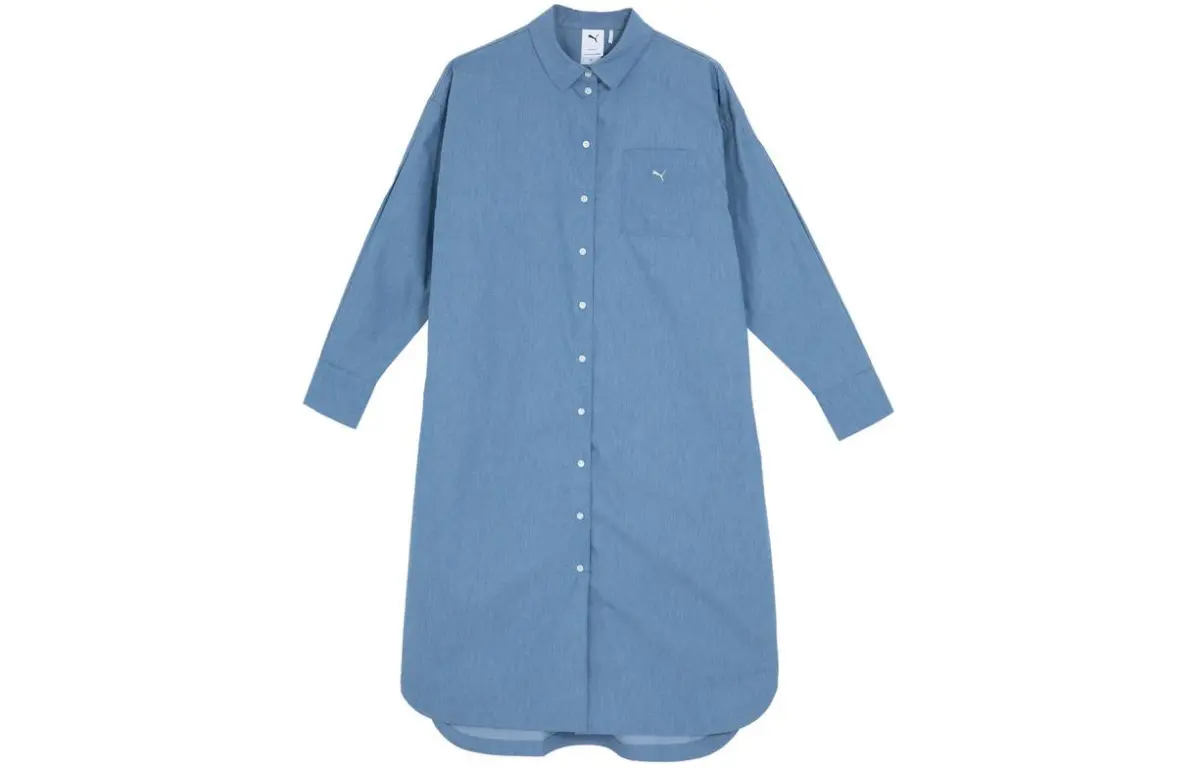 PUMA Long Sleeved Dress Women's Blue