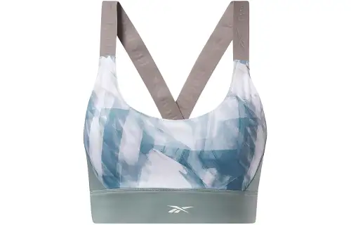 Reebok Kireifit Aop Bra Sports Underwear Women's Green