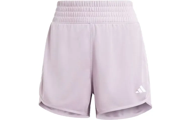 Adidas Pacer Essentials Knit High Rise Shorts Sports Shorts Women's Pink