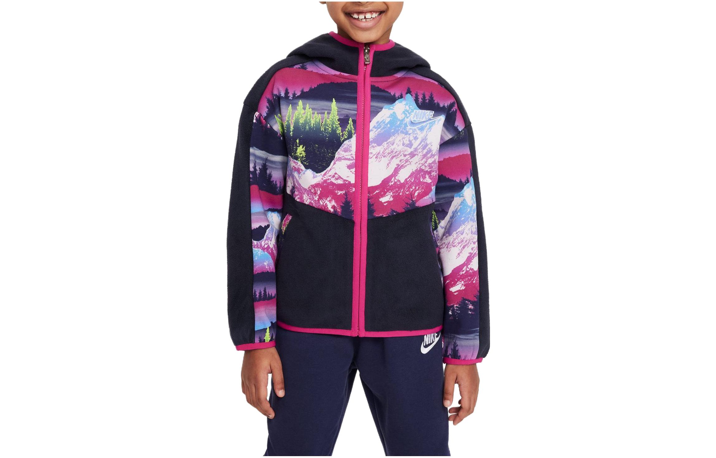Женская куртка Nike (темно-сине-черная)