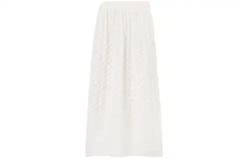 Loro Piana Casual Long Skirt Women's White