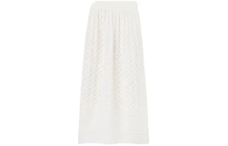 Loro Piana Casual Long Skirt Women's White