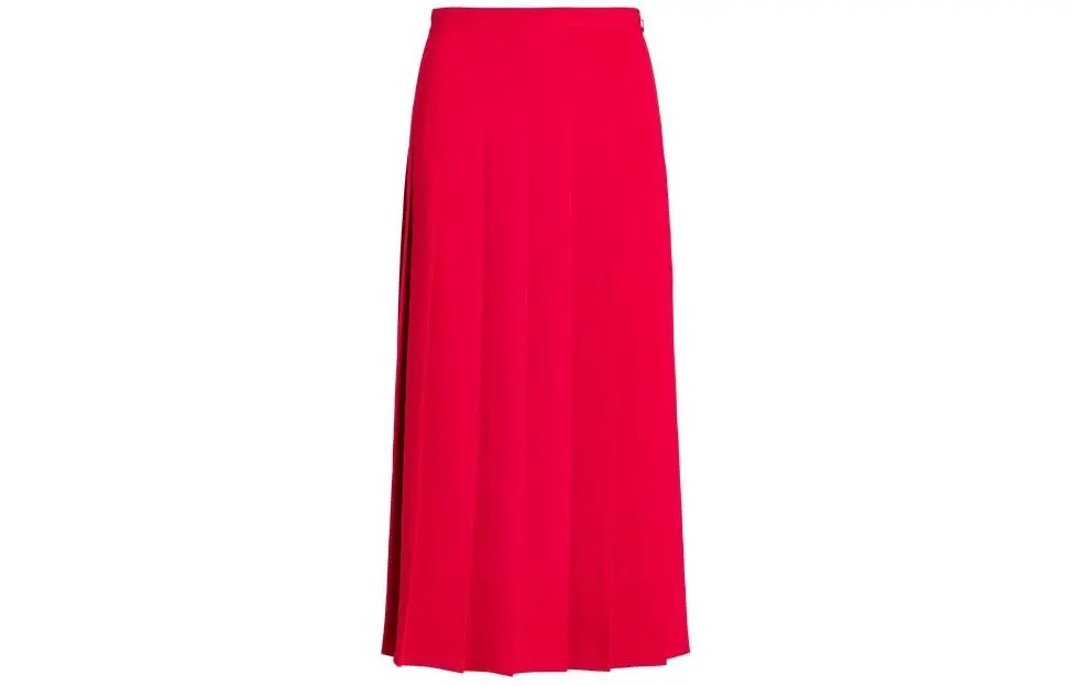 Polo Ralph Lauren SS24 Casual Long Skirt Women's Red
