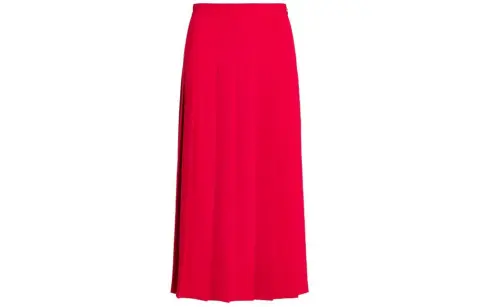 Polo Ralph Lauren SS24 Casual Long Skirt Women's Red