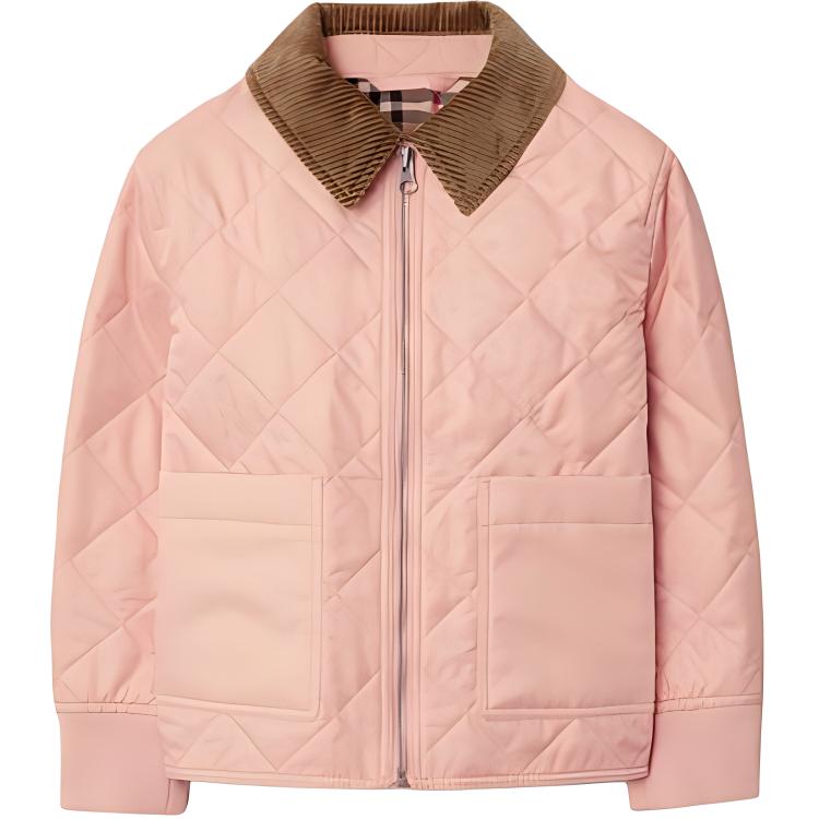 Женская куртка Burberry (розовая)