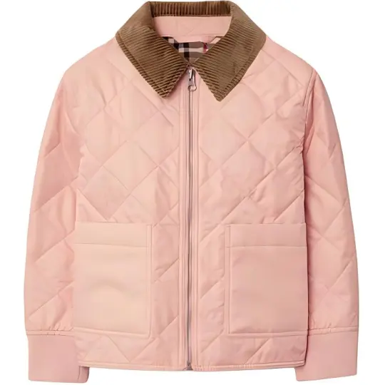Burberry Puffer Jacket Coral Rose Kids'