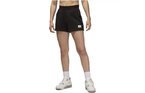 Jordan Flight Sports Shorts Women's Black Moderate Woven Shorts