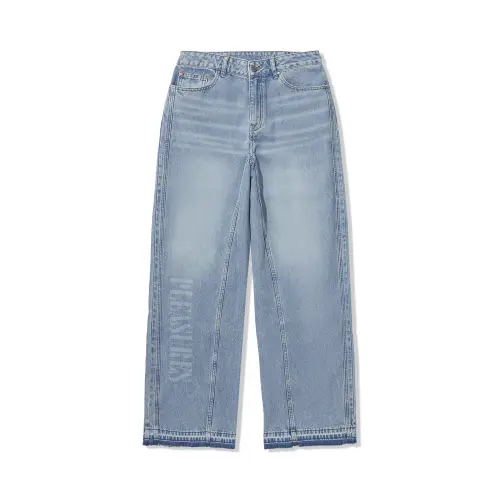 Li Ning x PLEASURES Jeans Women's Blue