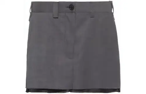 【Previous Season】logo-patch miniskirt
