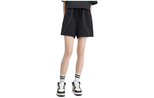 ANTA Life Collection Sports Shorts Women's Black Moderate Bermuda Shorts