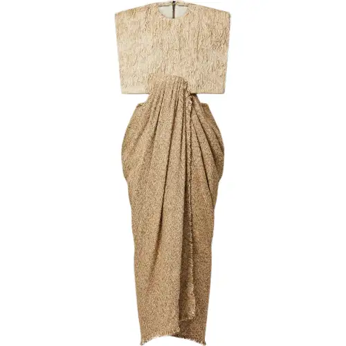 LOUIS VUITTON Sleeveless Dress Women's Natural
