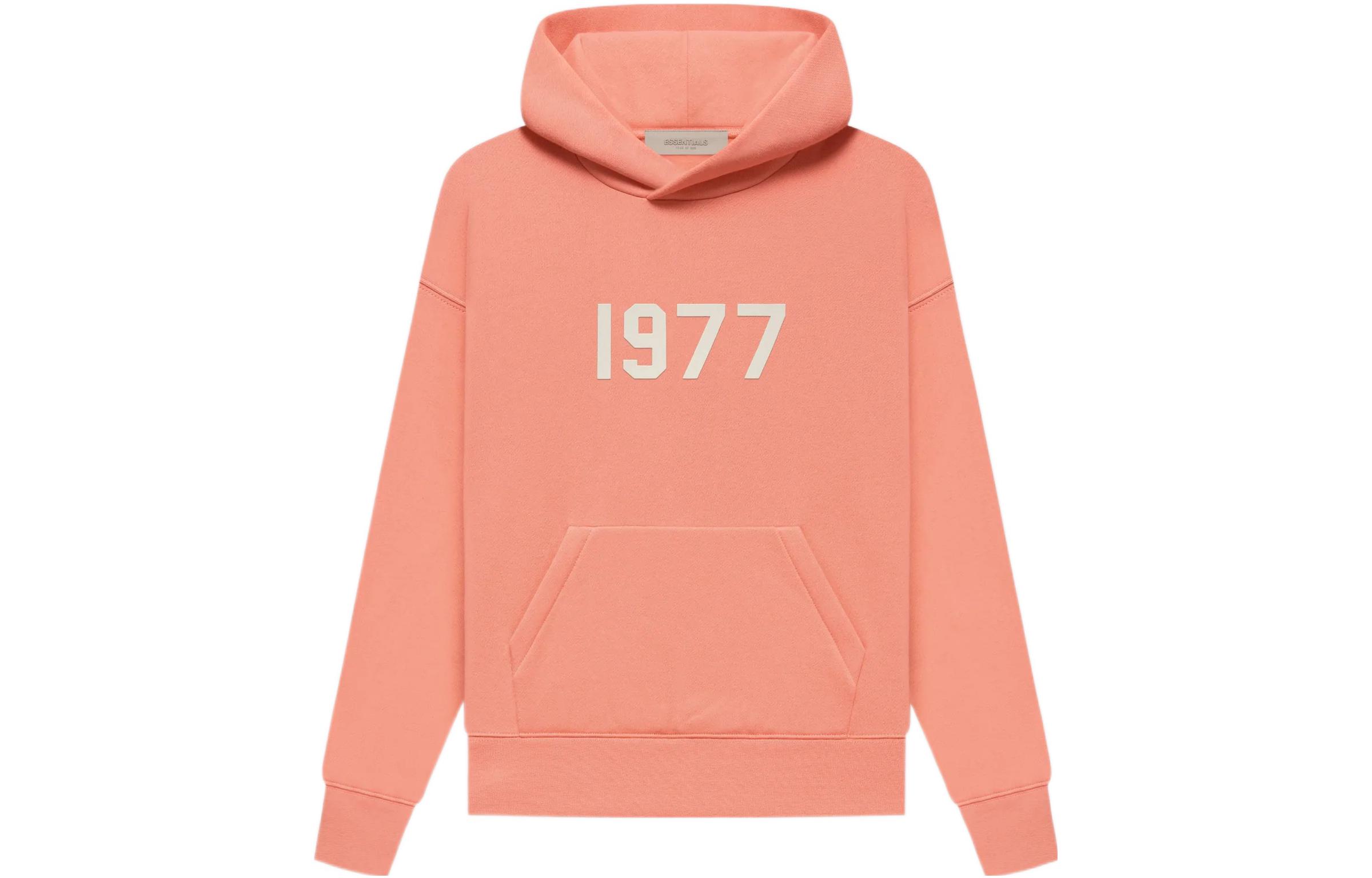 Женское худи Fear Fear of God Essentials FW22 Kids Essentials-Hoodi Coral (коралловый)