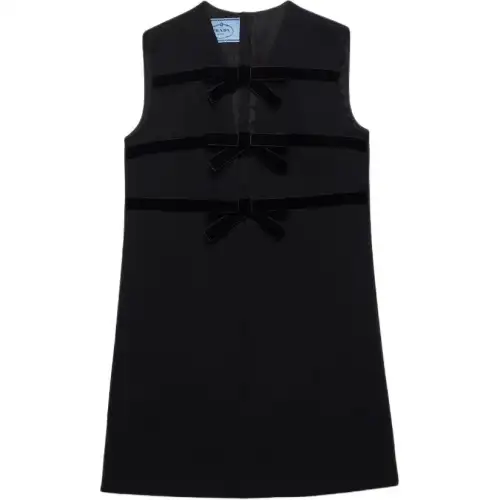 PRADA Sleeveless Dress Women's Black