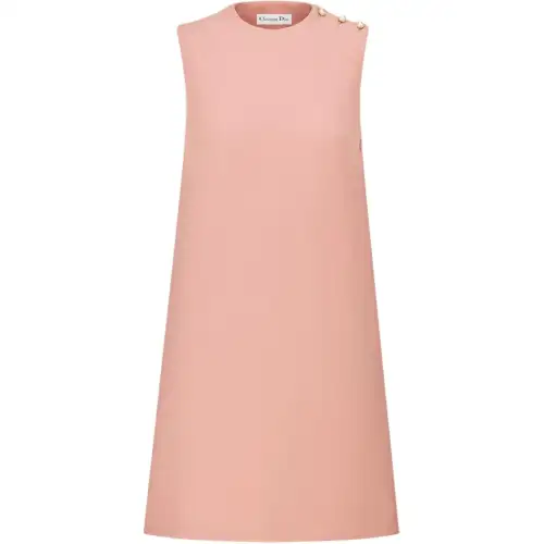 DIOR Sleeveless Dress Women's Pink