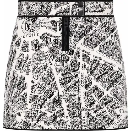 DIOR Casual Short Skirts Women's Black