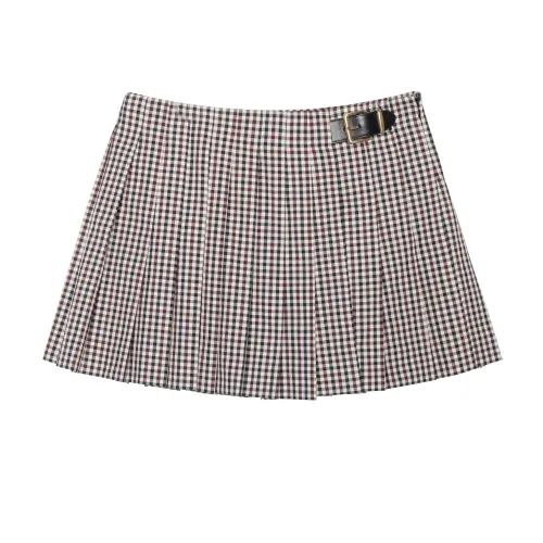 【Previous Season】gingham check miniskirt