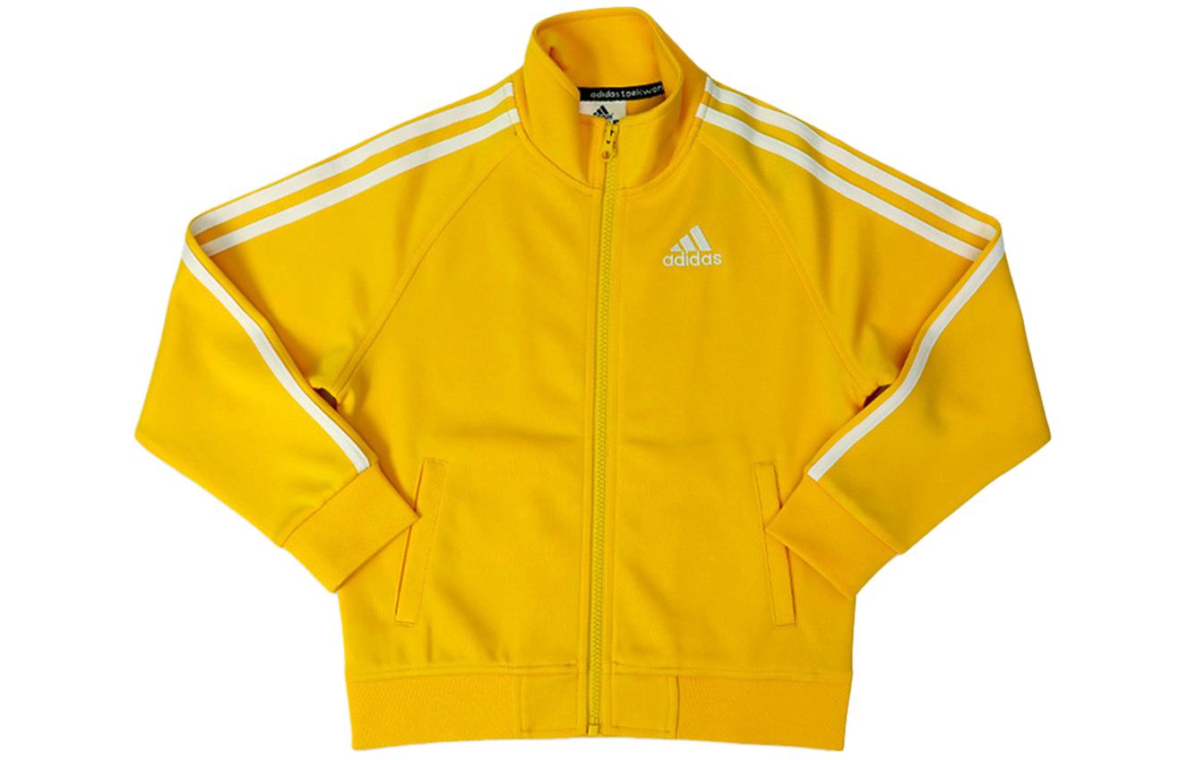 Куртка adidas (желто-белая)