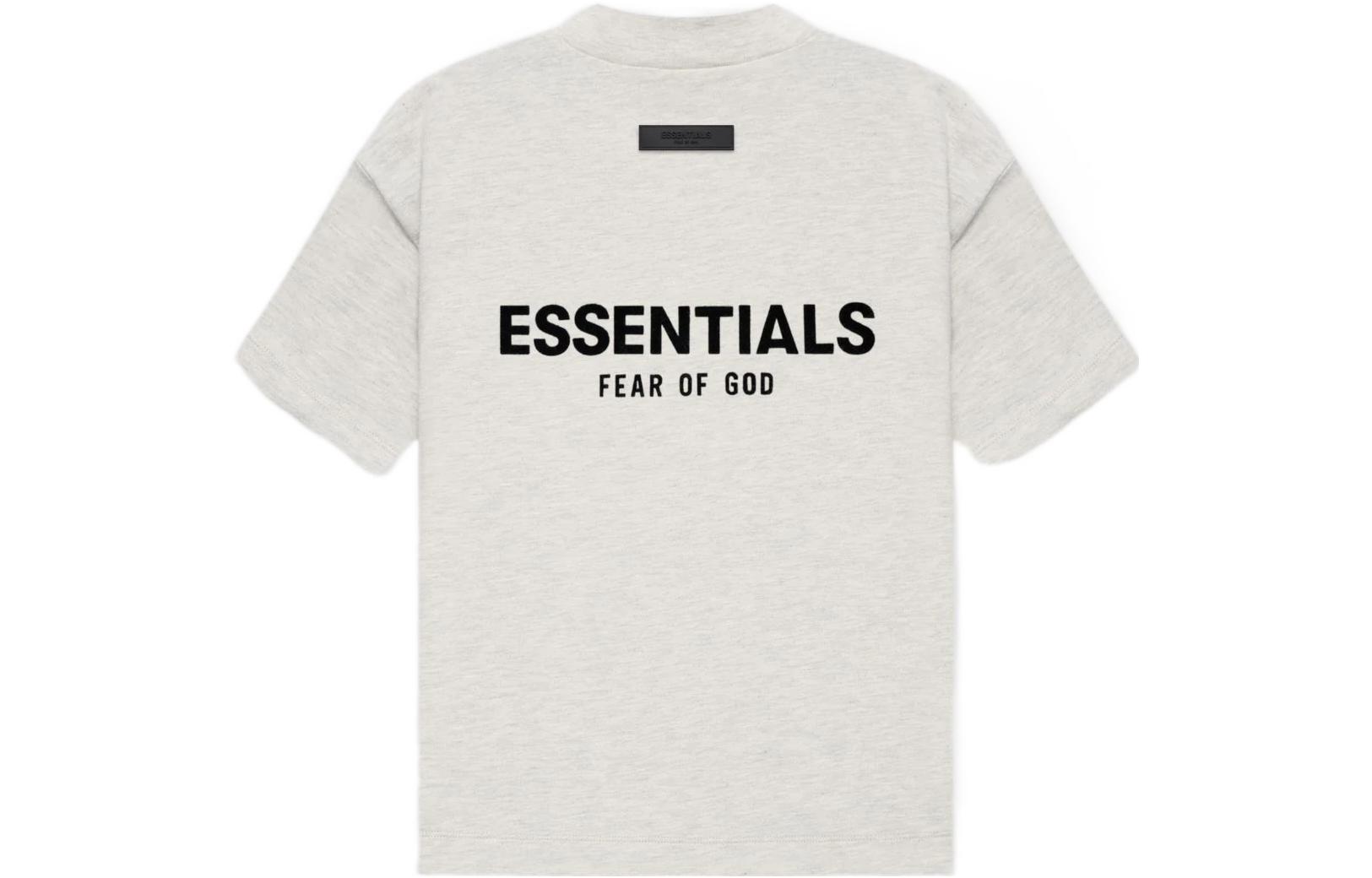 Футболка Fear of God Essentials (светло-овсяная)