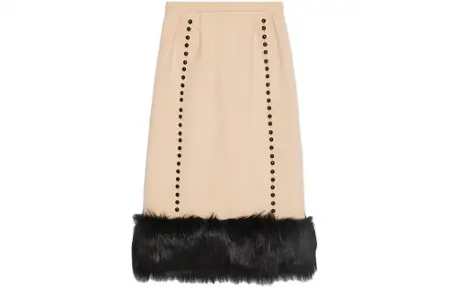 GUCCI Casual Long Skirts Women's Light Pink Moderate Mid Length Other