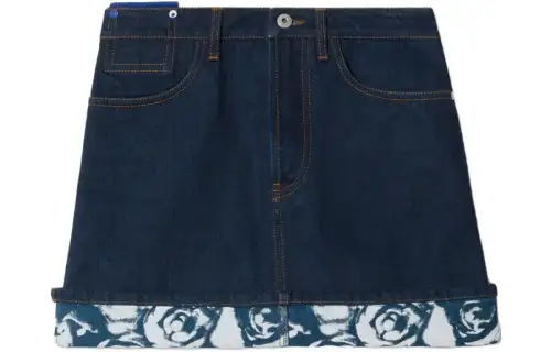 Burberry Japanese denim miniskirt
