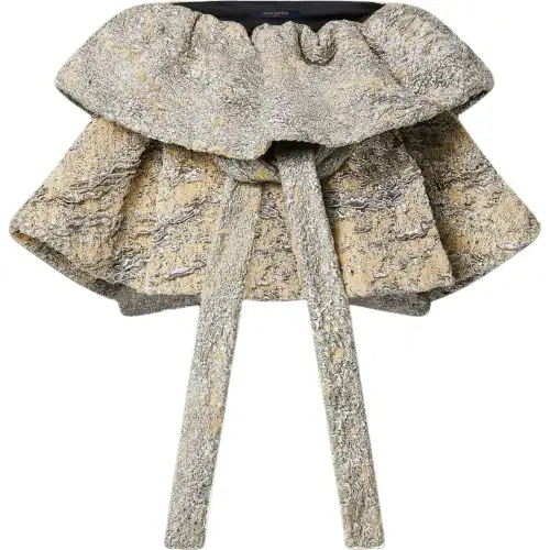 LOUIS VUITTON Casual Short Skirts Women's Sandy Beige