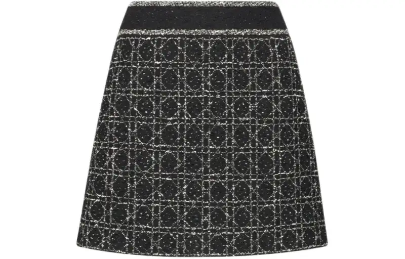 DIOR SS24 Casual Short Skirts Women's Black
