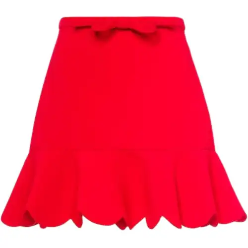 MIU MIU Casual Short Skirts Women's Red