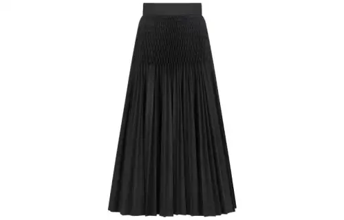 DIOR SS23 Casual Long Skirt Women's Black