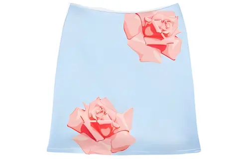 KENZO SS24 Casual Short Skirts Women's Blue