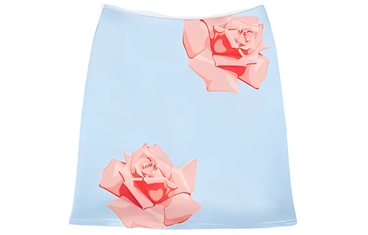 KENZO SS24 Casual Short Skirts Women's Blue