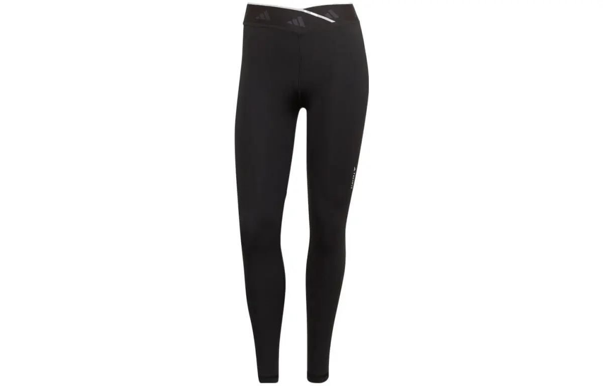 Adidas Sports Pants Women's Black Moderate Tapered Pants