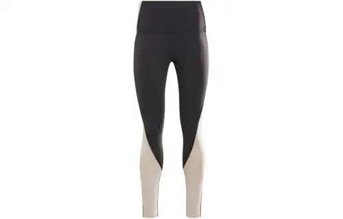 Reebok Ts Lux Hr Tight Cb Sports Pants Women's Beige/Black