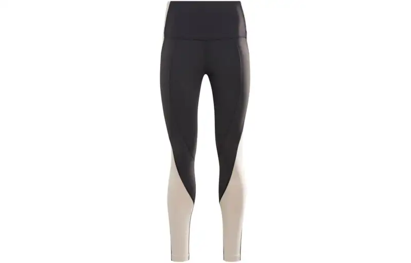 Reebok Ts Lux Hr Tight Cb Sports Pants Women's Beige/Black