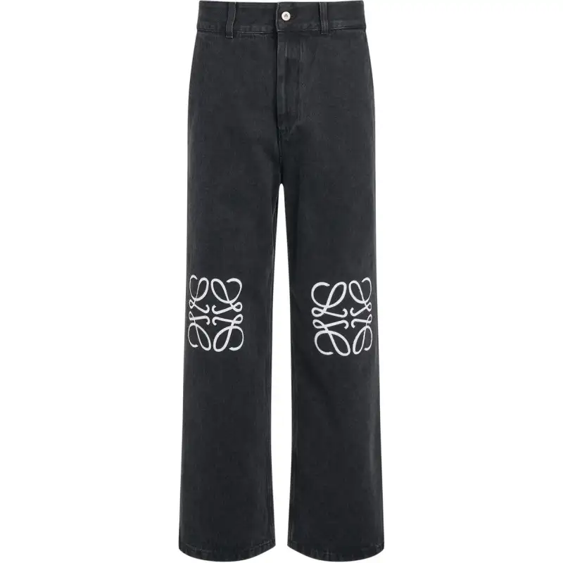 LOEWE Anagram Baggy Jeans 'Black'
