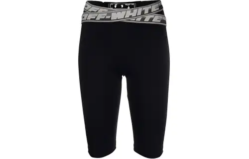 OFF-WHITE Athleisure logo-tape cycling shorts
