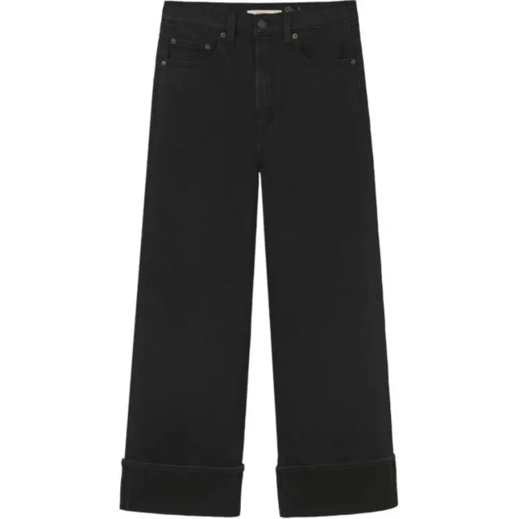 Levi's Jeans Women's Black Moderate Straight Fit Pants