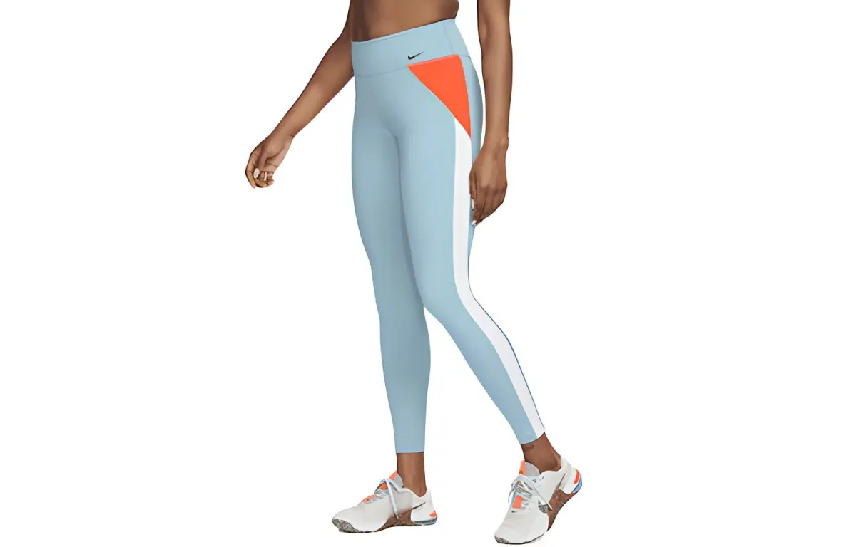 Nike Sports Pants Women's Blue Moderate Cuffed Pants