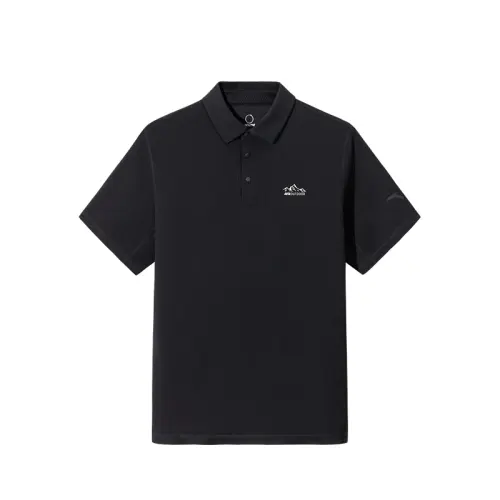 Anta Outdoor Collection Polo Shirt Men's Basic Black