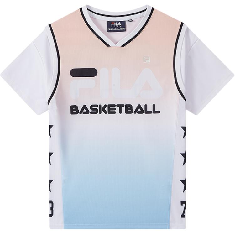 Женская футболка Fila KIDST (синяя)