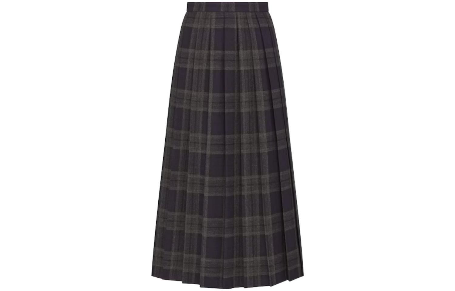 DIOR FW23 Casual Long Skirt Women's Multicolor