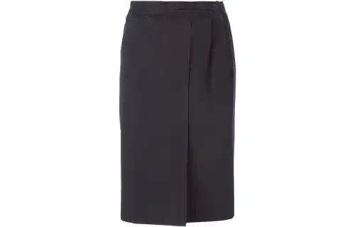 SAINT LAURENT FW22 Casual Long Skirt Women's Black
