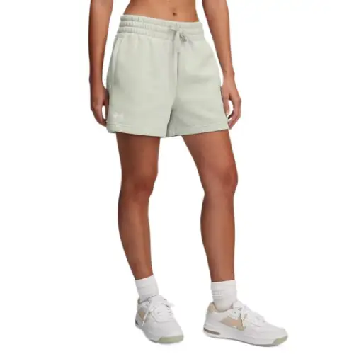 Under Armour Rival Fleece Casual Shorts Women's Green/White